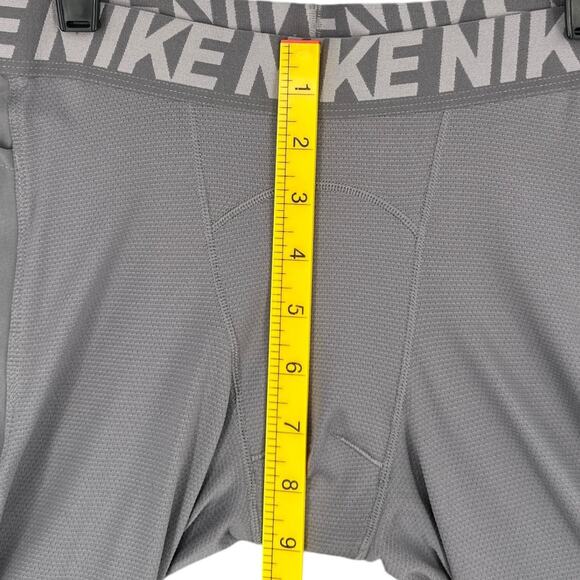 Nike Grey Dri Fit Utility Gunsmoke Base Layer Training Tights Mens Size Small‎ - Picture 8 of 9